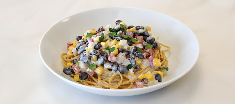 Recipe Image: Vegetarian Queso Pasta