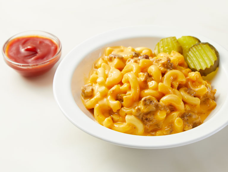 AllAmerican Cheeseburger Mac And Cheese Recipe Land O’Lakes Foodservice