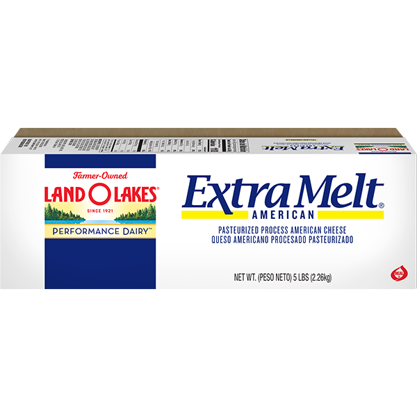 Land O Lakes® Extra Melt® American Cheese Loaf, Yellow Land O’Lakes Foodservice