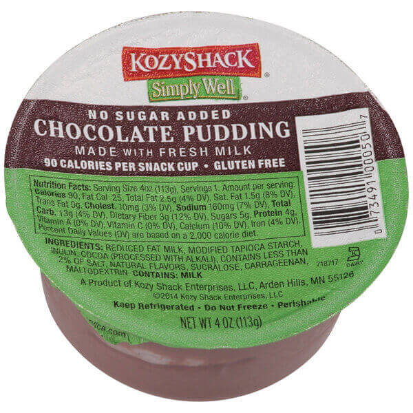 Kozy Shack® Simply Well® Chocolate Pudding Land O’Lakes Foodservice