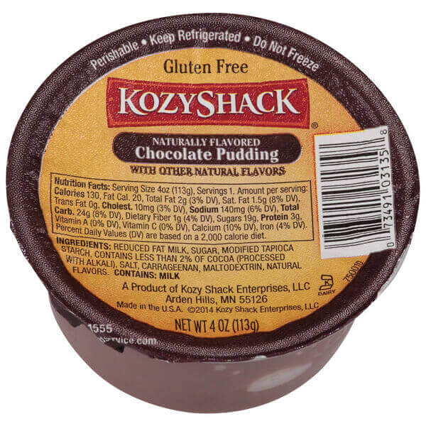 Kozy Shack Chocolate Pudding Land O Lakes Foodservice