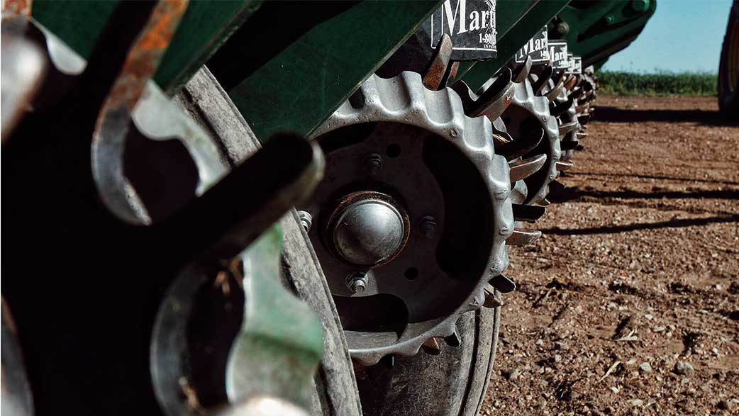 A Closeup Of A Farm Implement