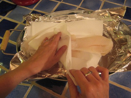 dry-fish-with-towels