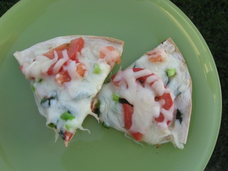 Grilled pita is complete! Grilled pita is complete!