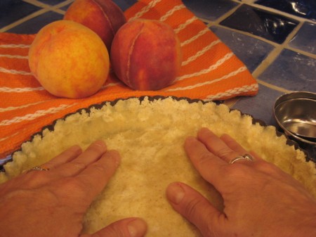 pressing-crust-in