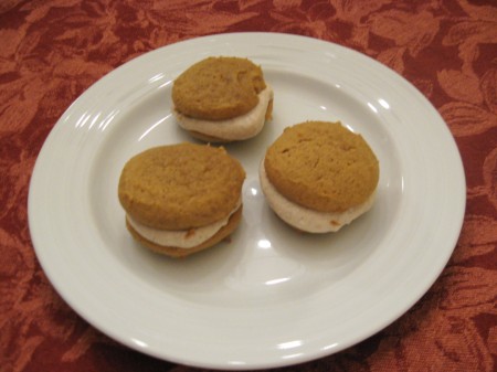 Pumpkin Sandwich Cookies