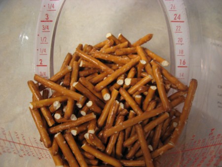 Measure pretzels