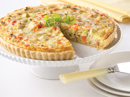 chicken and rice tart