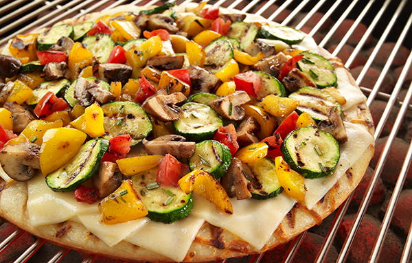 grilled vegetable pizza