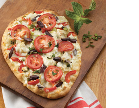 greek flatbread pizza