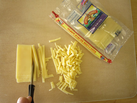swiss, cheese, cut, pieces