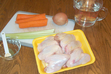 ingredients, chicken dumpling soup, homemade soup