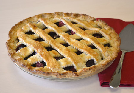 berry, pie, baked