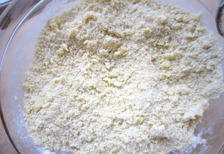 flour, bowl, butter