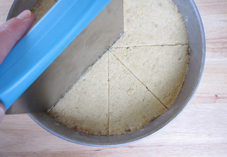 wedges, shortbread, pan