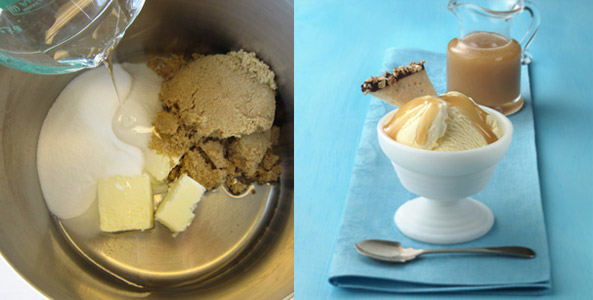butter, sugar, ice cream