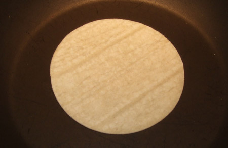tortilla, skillet, crispy