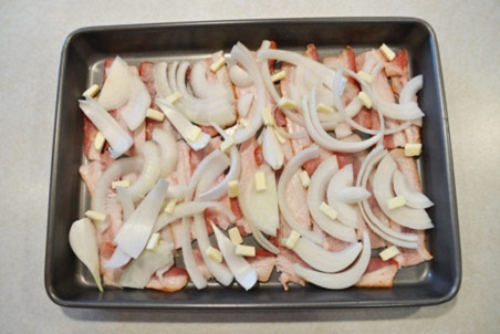 Onions over Bacon