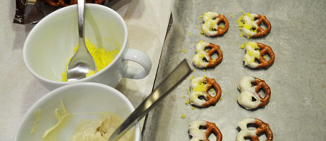 Dipped Pretzels