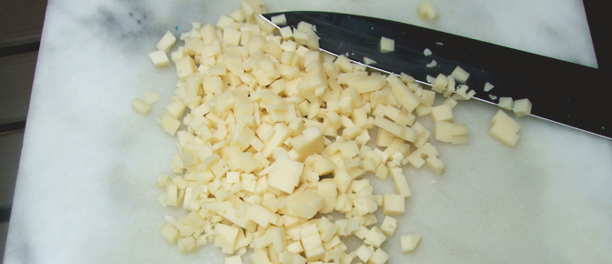 Chopped Swiss Cheese