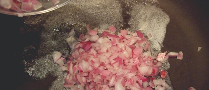 Add Chopped Onions