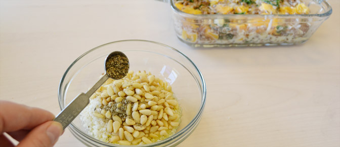 Pine Nuts in Bowl