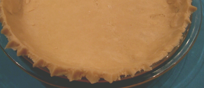 Crimped Pie Crust