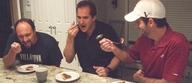 Guys Eating Pie