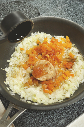 Add Chopped Apricots