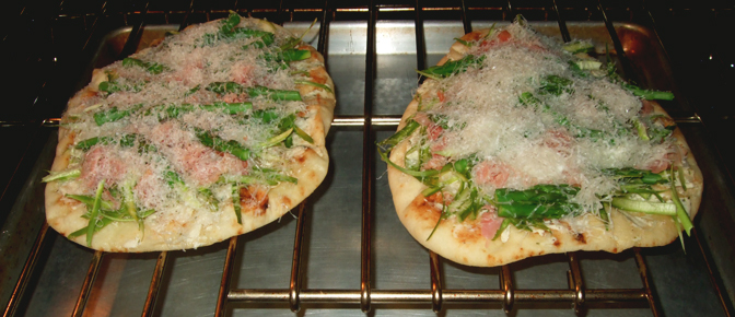 Bake Pizzas in Oven