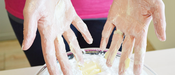 Buttered Hands