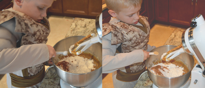 Add Soda, Cinnamon and Ginger
