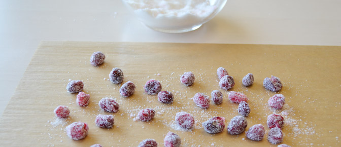 Sugared Cranberries