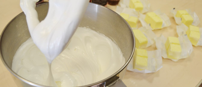 Whipping Egg Whites in Mixer