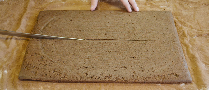 Cut Cake in Half