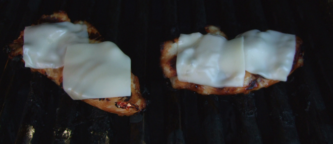 Melted Cheese on Chicken