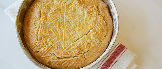 Baked Cake in Pan