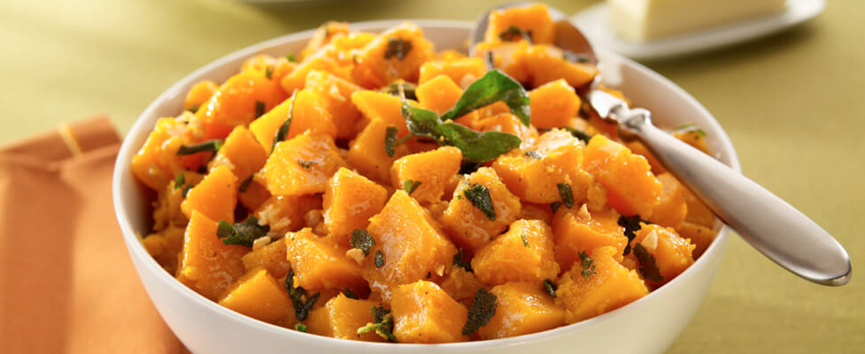 Winter Squash With Fried Sage Leaves A Side Dish With A Twist