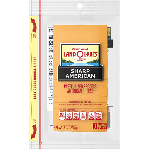 Sliced Sharp American | Land O'Lakes
