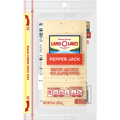 Sliced Pepper Jack Cheese