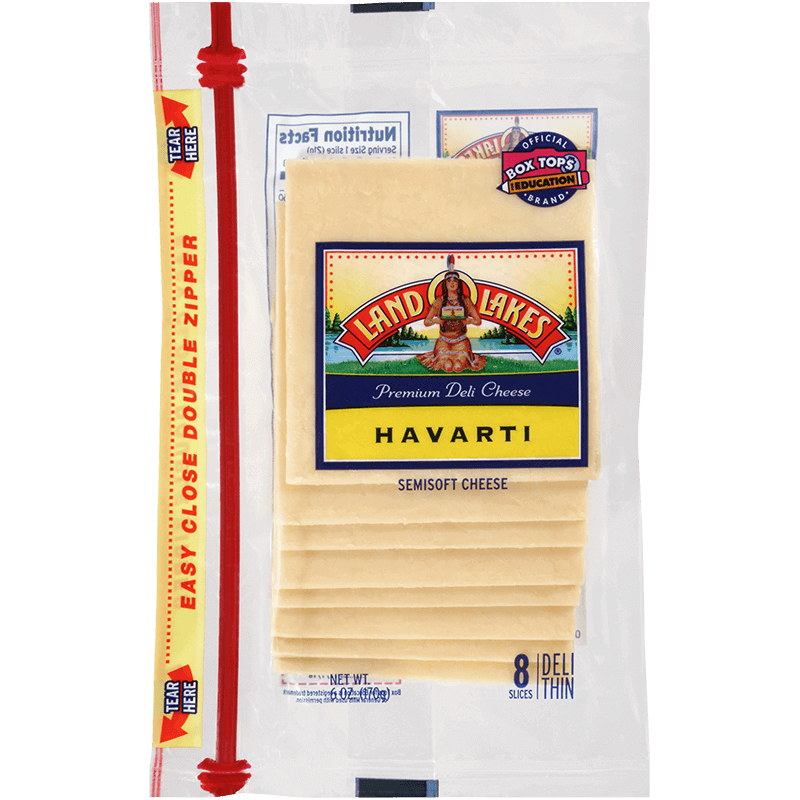 Sliced Havarti Cheese Land O'Lakes