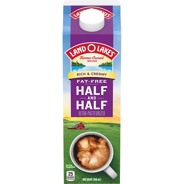 Fat Free Half Half Land O Lakes
