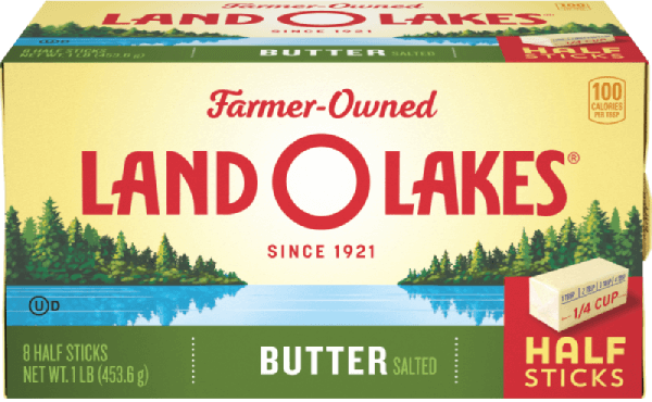 Salted Butter in Half Sticks