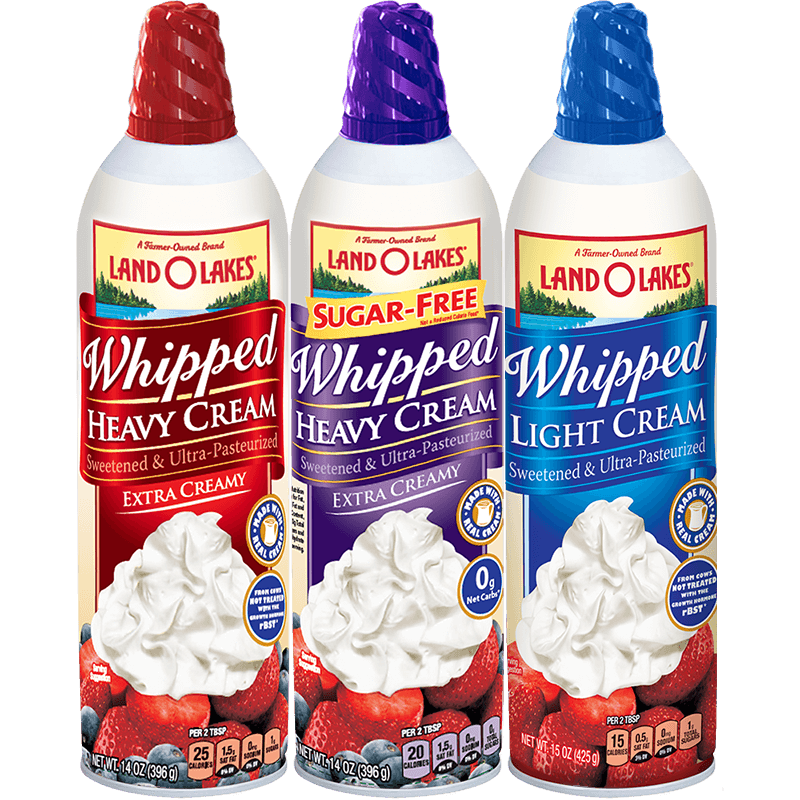 Aerosol Whipped Cream Land O'Lakes