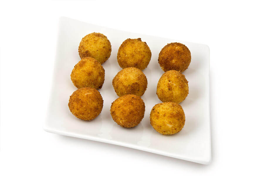 Potato Croquettes with Extra Melt American Cheese with Jalapeños
