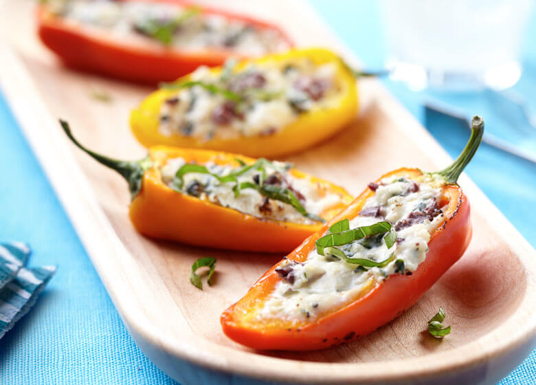 Mediterranean Stuffed Sweet Peppers Mediterranean Stuffed Sweet Peppers