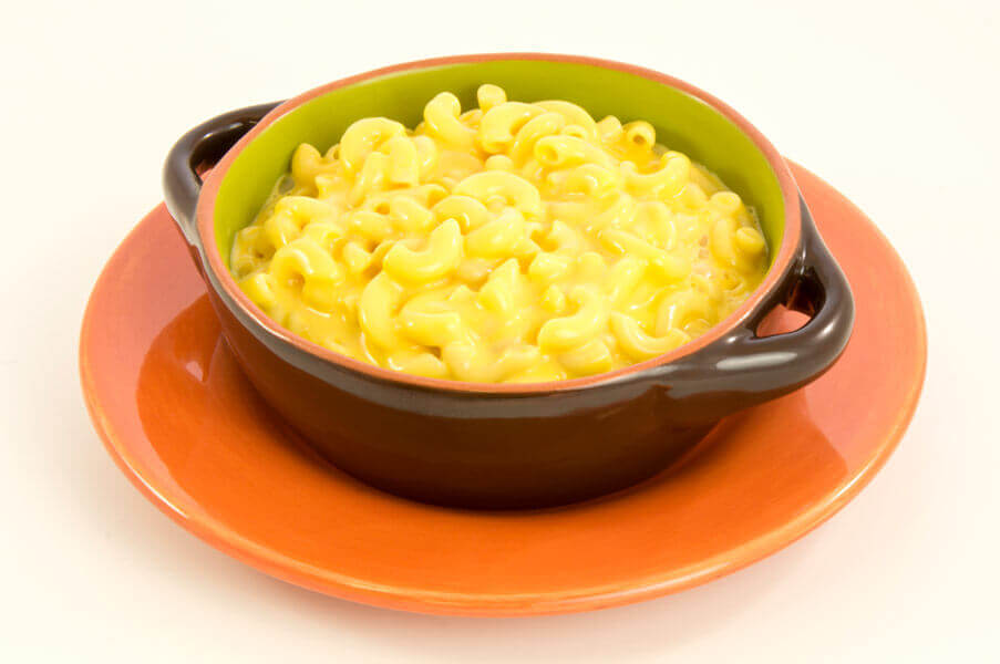 Macaroni And Cheese With Golden Velvet Cheese Spread And Cheddar