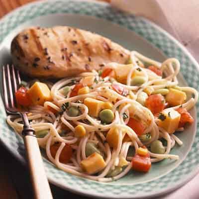 Spaghetti & Vegetable Toss Image 