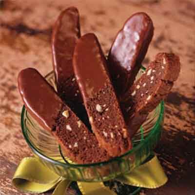Dark Chocolate Hazelnut Biscotti Image 