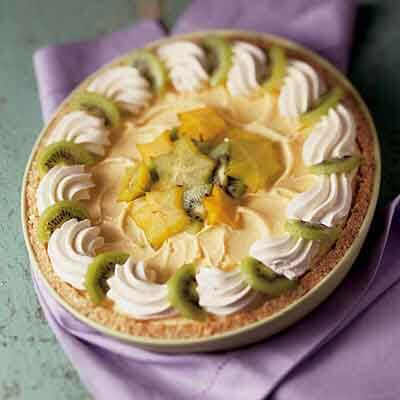 Tropical Ice Cream Pie Recipe Land O Lakes tropical ice cream pie